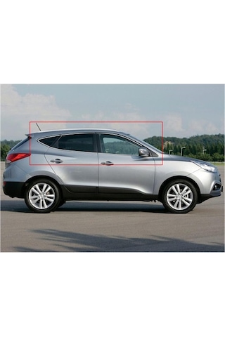 Hyundai İx35 Cam Çıtası Çerçevesi Kromu Nikelajı Komple