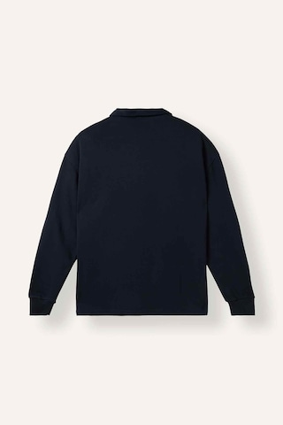 Defacto Relax Fit Düşük Omuzlu Polo Yaka Basic Sweatshirt H5136ax26aunv64 Lacivert-nv64