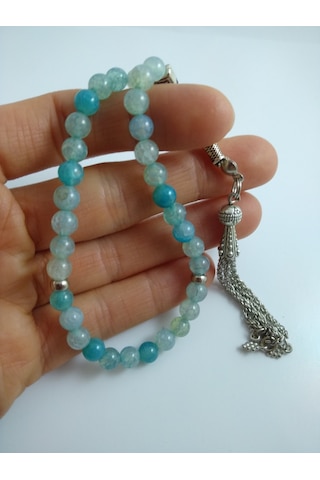 Akik Taşı Tespih / Doğaltaş Tespih 6 Mm N11.1626