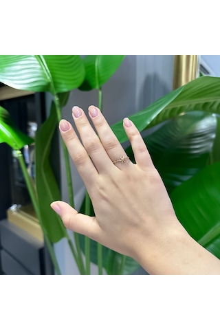 14k Altın Çiçek Yüzük