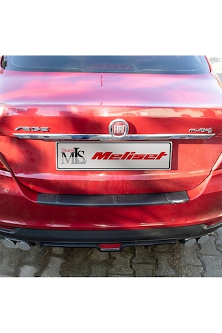 Fiat Egea Arka Tampon Eşiği Koruma Mat Siyah 2015 Ve Sonrası