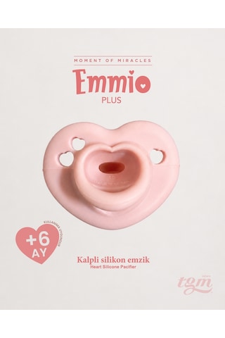 Tgm Baby Ultra Premium Silikon Kalpli Emzik Plus Açık Pembe