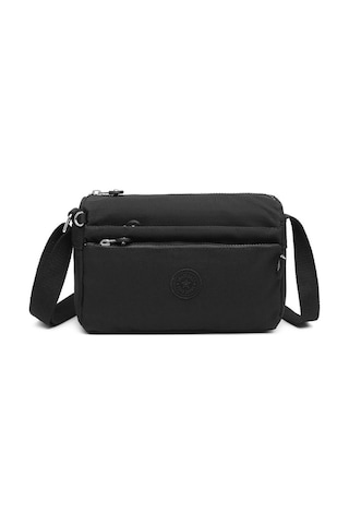 Smart Bags 1006 Krınkle Kumaş Postacı Çantası (Siyah) Siyah