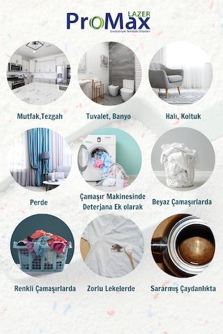 Lazer Promax Oksijen Bazlı Leke Çıkarıcı 1500 G