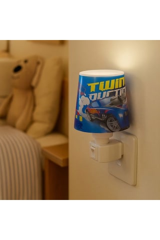 Ykc Hot Wheels Abajur Gece Lambası - Mavi Mavi