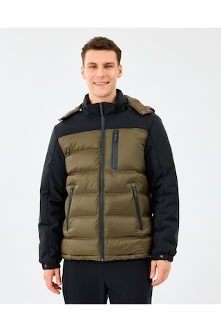Skechers M Padded Jacket Erkek Siyah Mont S242033-3817 Siyah
