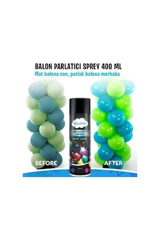 Balon Parlatıcı Sprey - Parlaklık Spreyi - 400ml