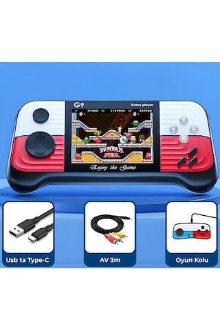 Winex G9 Retro 3.0" TV Bağlanan 2 Joystick Oyun Konsolu