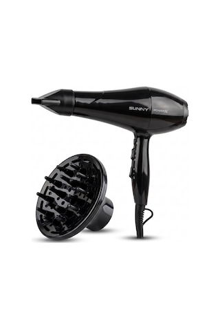Sunny Powerx Sn6sktr25s Ac Motorlu 2 Kademe Isı 3 Kademe Hız Ayarlı Saç Kurutma Makinesi 2200w