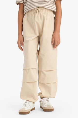 DeFacto Kız Çocuk Paraşüt Jogger Paça Pantolon E0160A825SMBG286 Bej