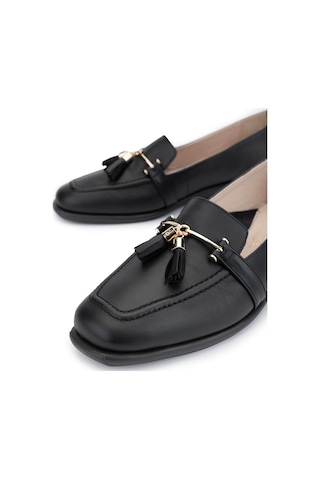 Relax Anatomic Kadın Hakiki Deri Siyah Comfort Ayakkabı 611 E2742 Bn Ayk Y25 Black Siyah