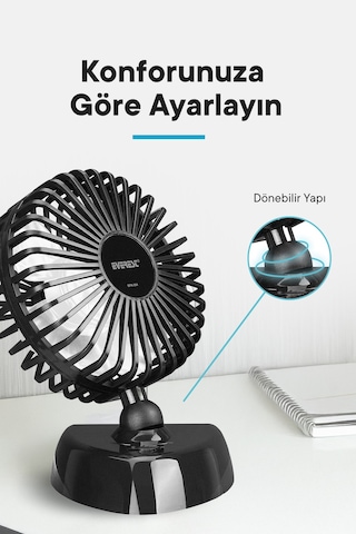 Everest Efn-504 Masa Üstü Usb  Fan