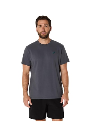 Asics Erkek Tişört Road Graphic Ss Tee 2031f026-021 Antrasit