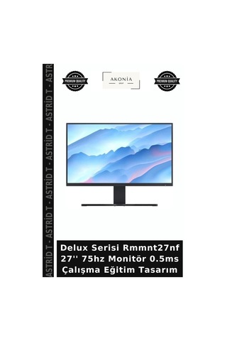 Delux Serisi Rmmnt27nf 27'' 75hz Monitör 0.5ms Çalışma Eğitim Tasarım