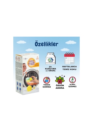 Little Joe Kurutma Makinesi Vanilya Koku Kapsülü 2'li Paket Vanilla Blossom -40 Kurutma