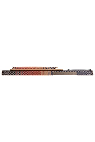 Pitaka Magnetic Woven Serisi Aramid Fiber Magnetik Kartlık Kahverengi