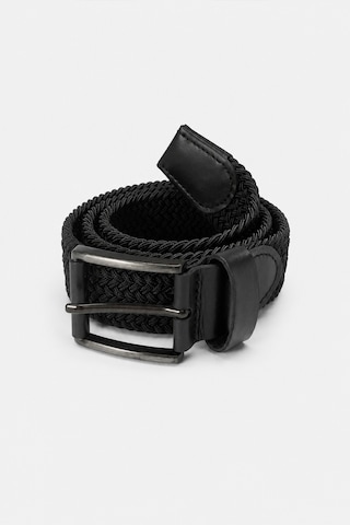 Morven Erkek Siyah Casual Lastikli Örgü Kemer 24ys006001001 Siyah