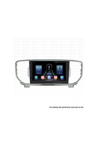 Myway Kia Sportage Android Multimedya Carplay Navigasyon Ekran - 8gb Ram+128 Gb Hdd - Myway 9"