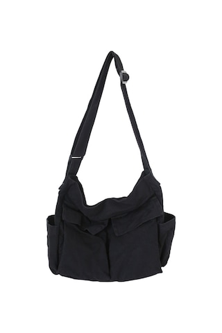 Moveevo Siyah Çanta: Unisex Çanta, Çalışma-okul Kullanıma Uygun, Geniş Hacimli, Kanvas Malzeme, Modern Stiliyle Günlük Kullanim