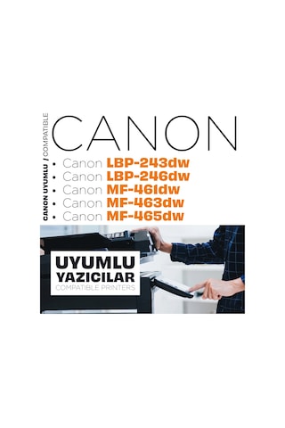 Canon Crg-070 Toner Tozu 500gr./ Lbp243dw / Lbp246dw / Mf461dw / Mf463dw / Mf465d