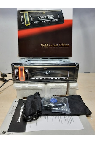 Jvc Kd-x168m-usb-mp3-aux-3 Anfi Çıkışlı-renk Değiştiren Tuşlar-profesyonel Oto Teyp
