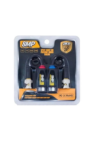Sh Powermaster 8mp 1080p 2kv 250-400 Metre Hd-tvı-cvı-ahd-cvbs Hd Video Balun Pm-3889 Najmaddin