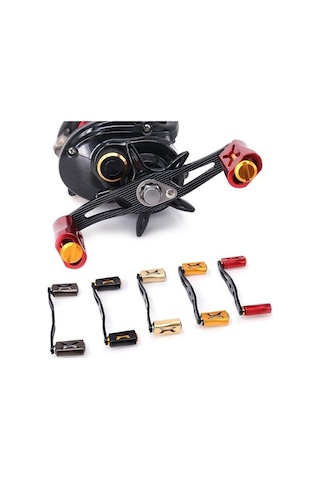 Pazly Metal Makinesi Makarası Kolu Yedek Parçası Balıkçılık Baitcasting 5x8mm 4x7mm / Fy