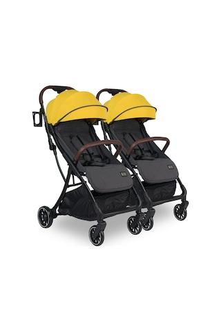 Lorelli Minori Ayrılıp Birleşebilen Kabin İkiz Bebek Arabası - Lemon Curry