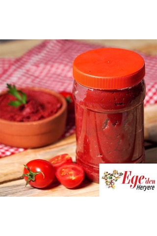 Domates Salçası 1 Kg + Tatlı Biber Salçası 1 Kg.-iki Lezzet Bir Arada