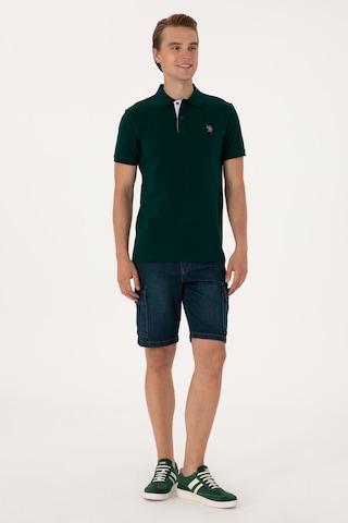 U.S. Polo Assn. Erkek Mavi Jean Şort 50304364-DN0030