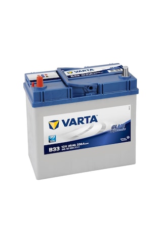 12V 45Ah 330A Varta Akü Blue Dynamic B33 (Japon Ters Kutup) / 282772326