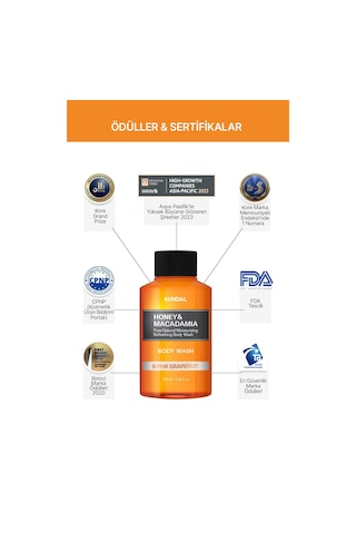 Kundal Honey & Macadamia Pink Grapefruit Pure Body Wash 100 ML