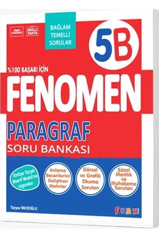 Fenomen 5. Sınıf Paragraf B Fenomen Soru Bankası Fenomen Yayınları Fenomen 5. Sınıf Paragraf B Fenomen Soru Bankası Fenomen Yayınları