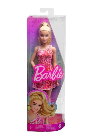 Barbie Büyüleyici Parti Bebekleri (Fashionistas) - Çiçek Deseni Elbiseli Bebek HJT02