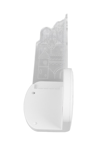 Shineyee Akrilik Kule Hareket Sensörlü Gece Lambası - Usb Şarjlı, 3000k Yumuşak Işık, Triangular Tasarım, Çatı/zemin Uyumlu, Bina Dahili Pil Koridor/odalar İçin Diğer