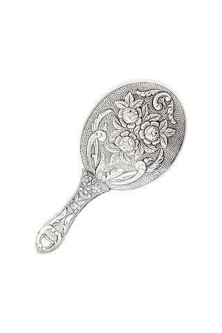 Altın Sepeti GA051 Üçlü Lale Büyük Gümüş El Aynası