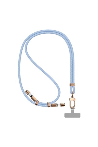 Wk Wdc-70 65w Tip-c Tip-c Telefon Lanyard Veri Kablosu, Uzunluğu: 1.6m Mavi