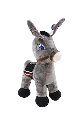 Fk-18 Şirin Sıpa Peluş Oyuncak 45 Cm Gri
