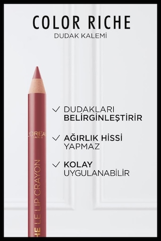 L'Oréal Paris Color Riche Dudak Kalemi 635 Worth It Medium