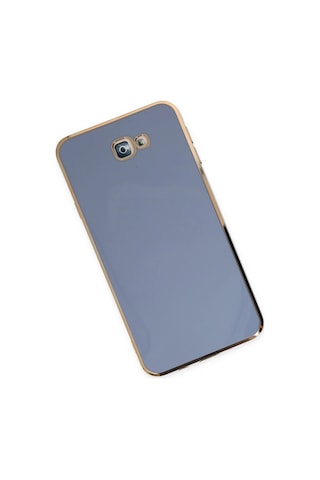 Newface Samsung Galaxy Uyumlu J7 Prime Kılıf Volet Silikon Semeglbl - 23 - Mavi