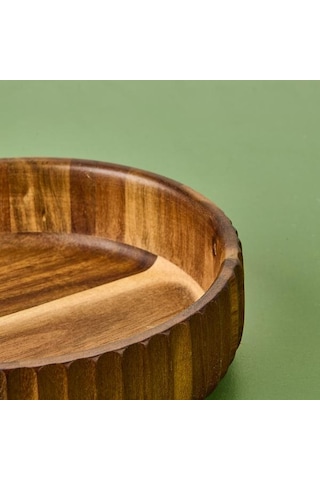 Mien Akasya Curve Kase - Kahverengi - 22 Cm Kahverengi