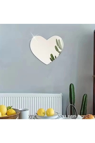 Durukar 30x30 Cm Kırılmaz Pleksi Dekoratif Duvar Aynası - Modern Organik Form 1. Sınıf Akrilik Ayna Çok Renkli