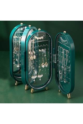 Chavin Yeşil Küpe Kolye Standı Yeşil