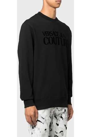 Versace Jeans Couture Erkek Sweat 75gaıt03 Cf06t 899 Siyah