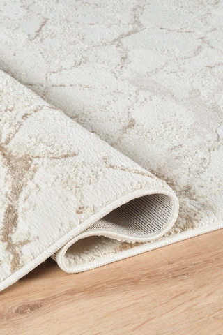Kaşmir Halı 7/24 Sahara Blanca Bej 80x150 CM Salon Mutfak Halısı Yolluk Kilim