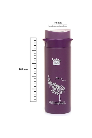 Baby Plus Paslanmaz Çelik Bebek Mama Saklama Termosu 350 Ml Byp-sh4060b Mor BYP-SH4060B_Mor