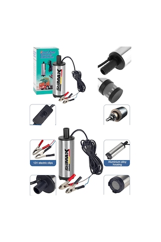 Stilmax Sole1893mm Mini Mazot Transfer Pompası 12v Yakıt Aktarma
