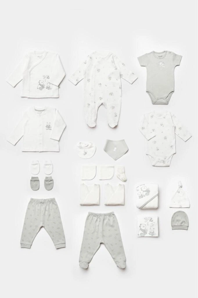 Biorganic %100 Pamuk 20 Li Hastane Çıkış Seti Yeşil Bior.ysl.84029 Yeşil