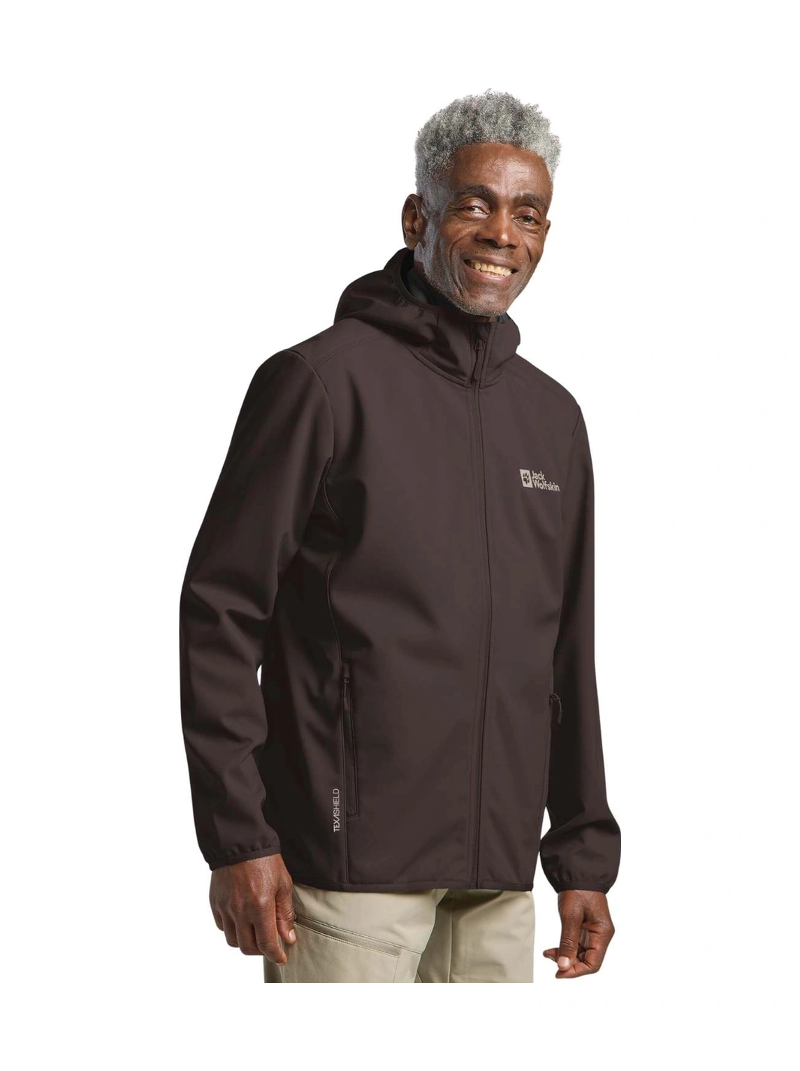 Jack Wolfskın Jack Wolfskin Bornberg Hoody Erkek Kahverengi Softshell D0108 Kahve