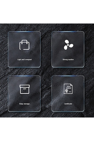 A-016 Güçlü Emiş Akülü Elektrikli Süpürge Şarj Edilebilir Araba Ev Temizlik Aracı